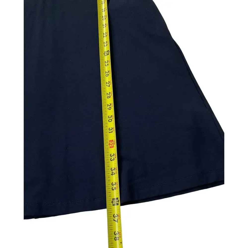 21-1 Karen Kane Navy Blue Fit & Flare Dress MSRP $98 Women Size Medium NWT - Picture 6 of 6